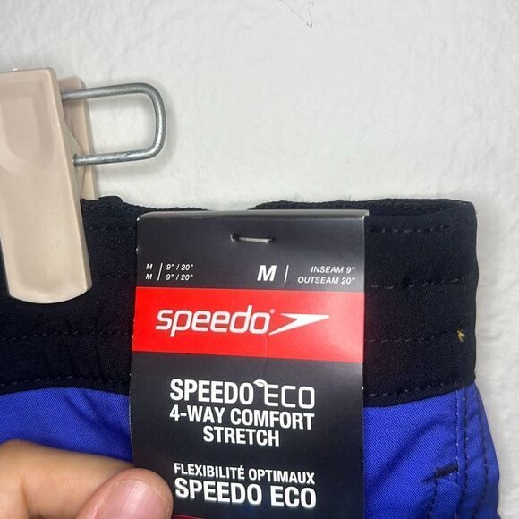 NWT Speedo Mens Blue Onshore Tide Bondi Basin Boardshort 20"‎ Size Medium - Picture 4 of 9